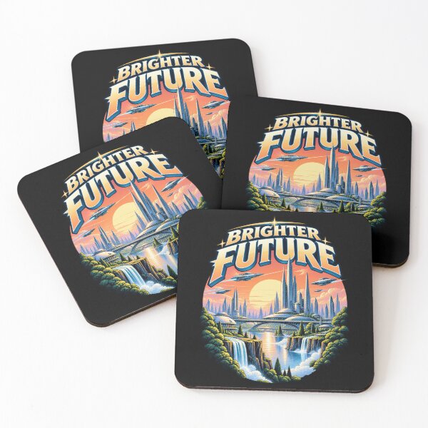 Item preview, Brighter Future - Retro Solarpunk City designed and sold by Quantum Fashion.