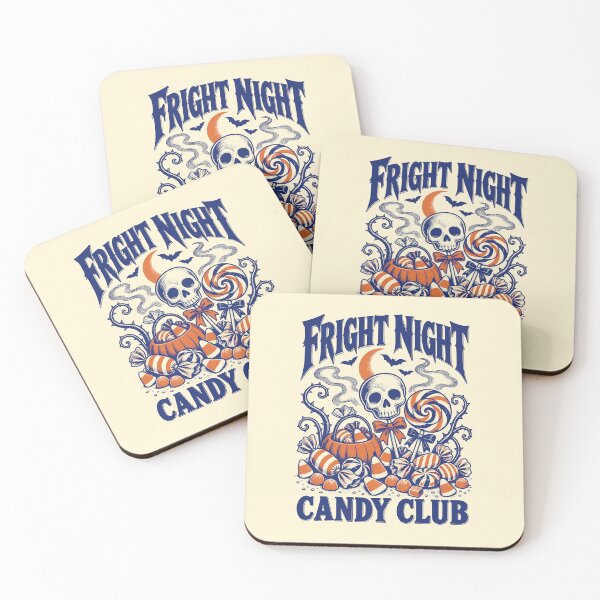 Item preview, Fright Night Candy Club Vintage Halloween Art designed and sold by 89shirts.