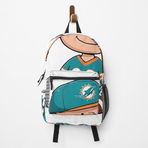 Item preview, Snoopy And Charlie Brown Miami Dolphins Football Fan designed and sold by DamianRoy88.