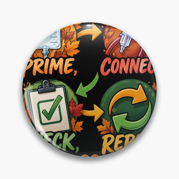 Item preview, Prime, Connect, Check, Repeat Dialysis Technician designed and sold by supertae.