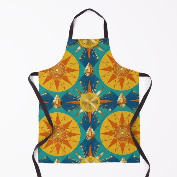 Item preview, Retro Gold Sunburst Pattern designed and sold by Ideeplyfeltit.