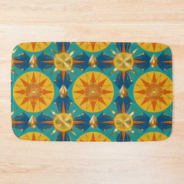 Item preview, Retro Gold Sunburst Pattern designed and sold by Ideeplyfeltit.