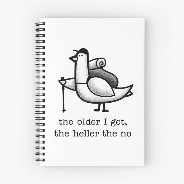 Item preview, Pigeon The Older I Get The Heller The No Hiking Funny designed and sold by dexlawpie.