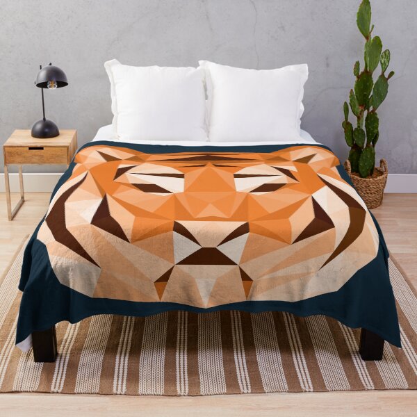 Item preview, Geometric Tiger - Low Poly Face designed and sold by TigerTom Design.