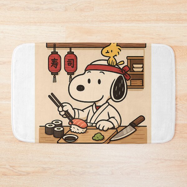 Item preview, Snoopy Sushi Chef  Cute Japanese designed and sold by Hi5art.