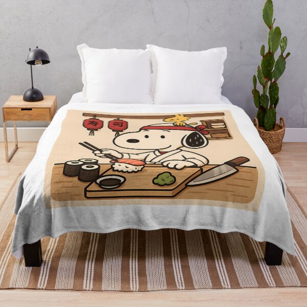 Item preview, Snoopy Sushi Chef  Cute Japanese designed and sold by Hi5art.