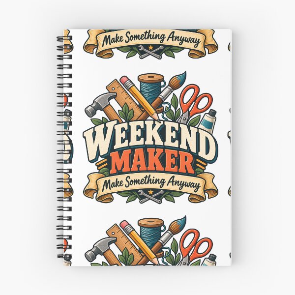 Item preview, Weekend Maker – Make Something Anyway Retro Hobby Club designed and sold by FindYouByZ.