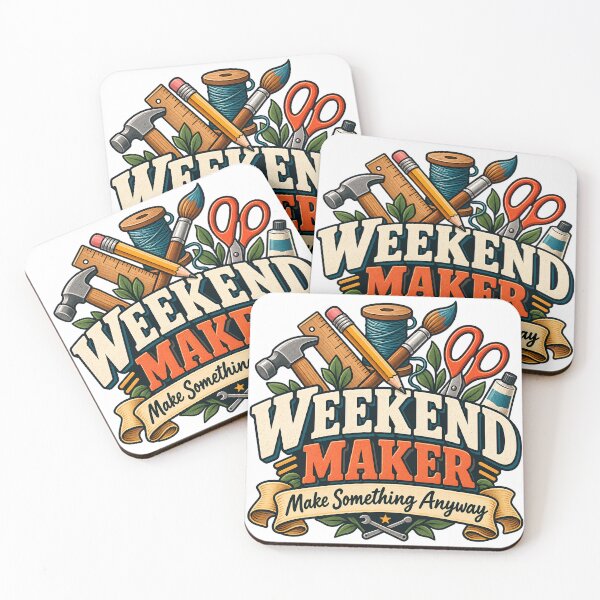 Item preview, Weekend Maker – Make Something Anyway Retro Hobby Club designed and sold by FindYouByZ.
