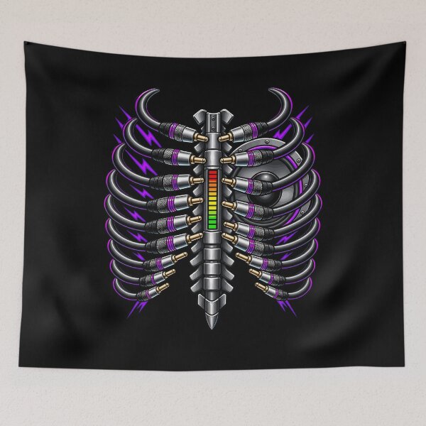 Item preview, Sound Engineer Rib Cage Wired for Sound designed and sold by stmpdwrld.