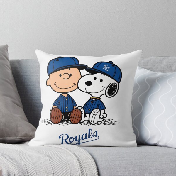 Aperçu de l'œuvre Charlie Brown Snoopy Royals Baseball créée et vendue par BoldHeartArt.