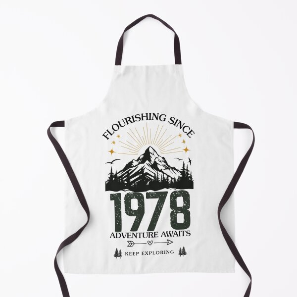 Item preview, 1978 Flourishing Since Mountain Adventure Birthday Design designed and sold by FlareCraftStudio.