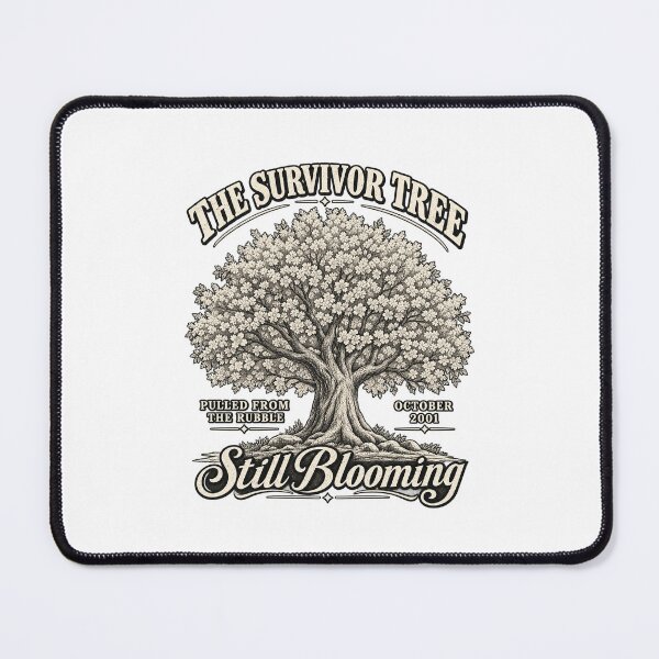 Item preview, The Survivor Tree Still Blooming Vintage Historical Tree Design designed and sold by PaulaRyan1.