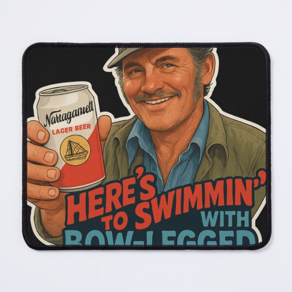 Item preview, Heres To Swimmin Quint Jaws Movie Quote designed and sold by Serenagrattan.