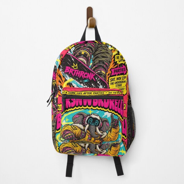 Item preview, Cyber Elephant Snowboard - Neon Snow Mountain Party Poster designed and sold by BRTHRCNK01.