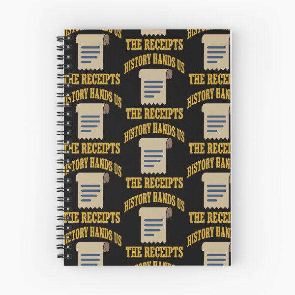 Item preview, History Hands Us the Receipts Funny History Evidence Quote designed and sold by TeeTimeTreasure.
