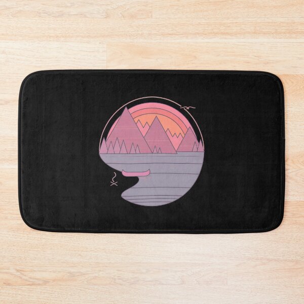 Item preview, Serene Mountain Canoe Sunset  designed and sold by Duaneraker.