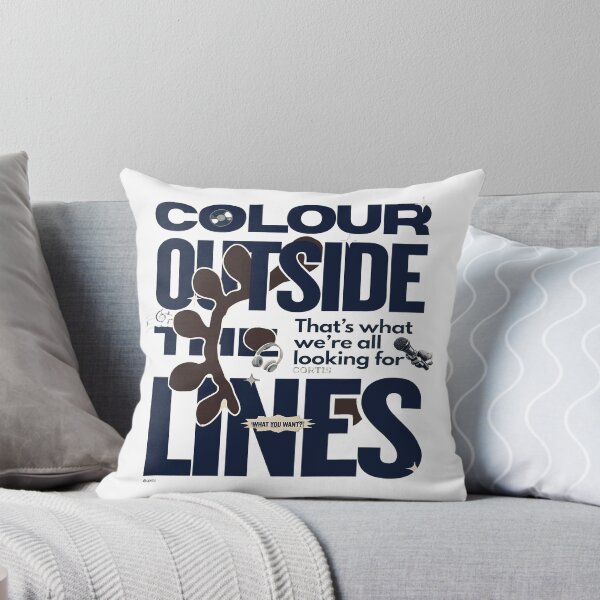 Item preview, Colour Outside The Lines Typographic Tee designed and sold by Slomski90.
