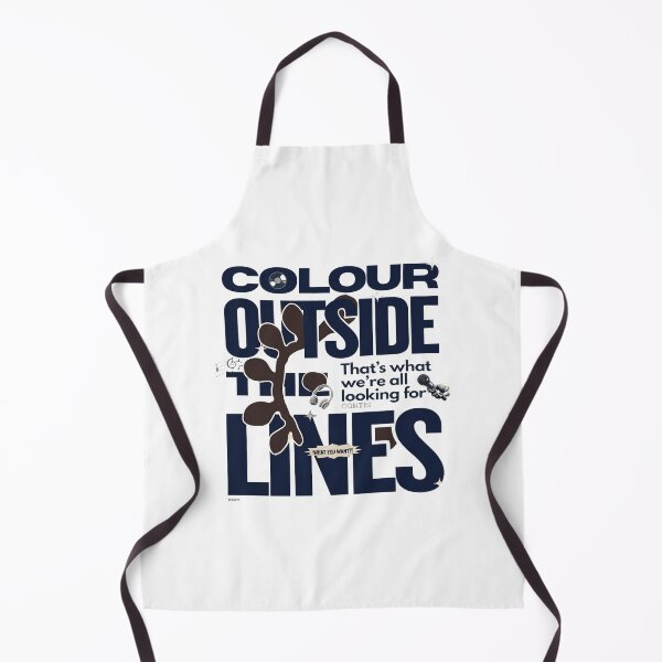 Item preview, Colour Outside The Lines Typographic Tee designed and sold by Slomski90.
