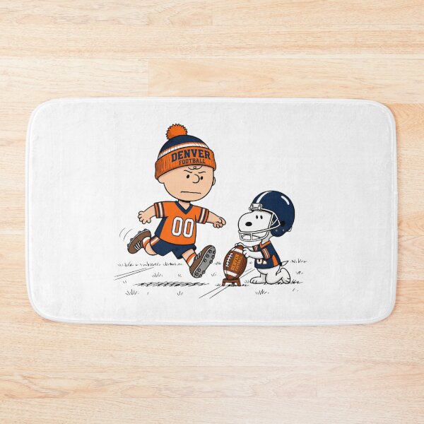 Item preview, Denver Football Charlie Brown & Snoopy Kick designed and sold by BoldHeartArt.