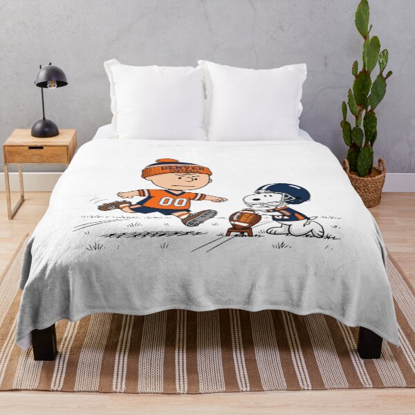 Item preview, Denver Football Charlie Brown & Snoopy Kick designed and sold by BoldHeartArt.