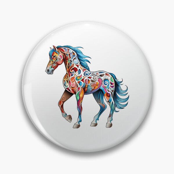Item preview, Multi Colored Prancing Horse designed and sold by rykerres.