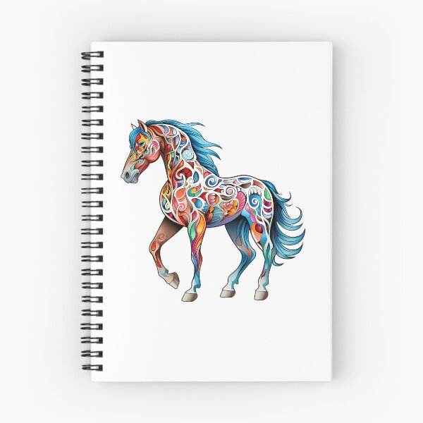 Item preview, Multi Colored Prancing Horse designed and sold by rykerres.
