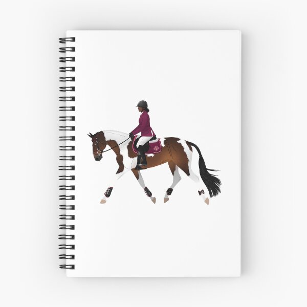 Item preview, Pinto Warmblood Hunter Horse And Rider - Equine Rampaige designed and sold by rykerres.