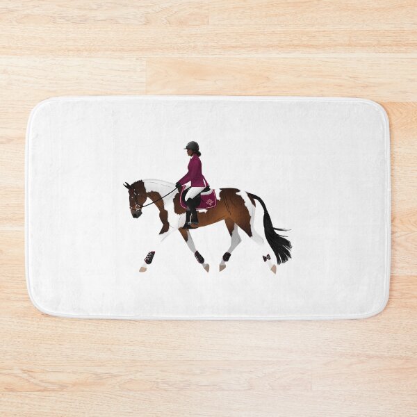 Item preview, Pinto Warmblood Hunter Horse And Rider - Equine Rampaige designed and sold by rykerres.