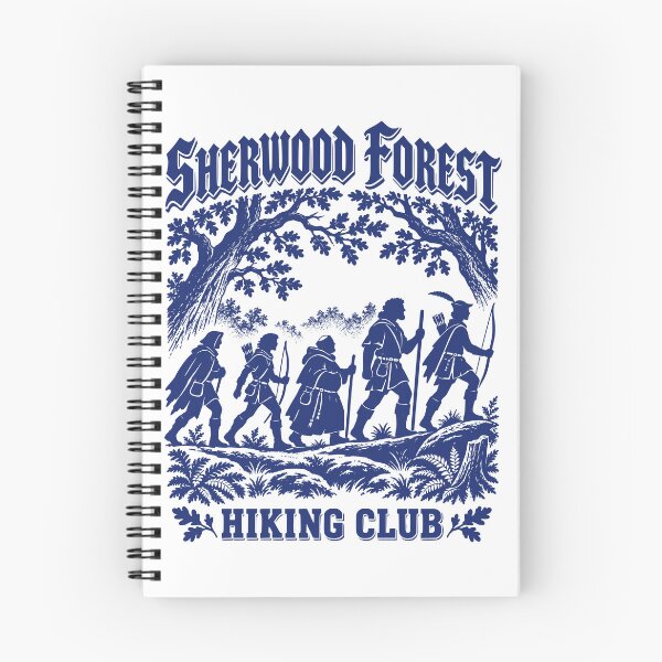 Item preview, Sherwood Forest Hiking Club Vintage Woodland Art designed and sold by 89shirts.