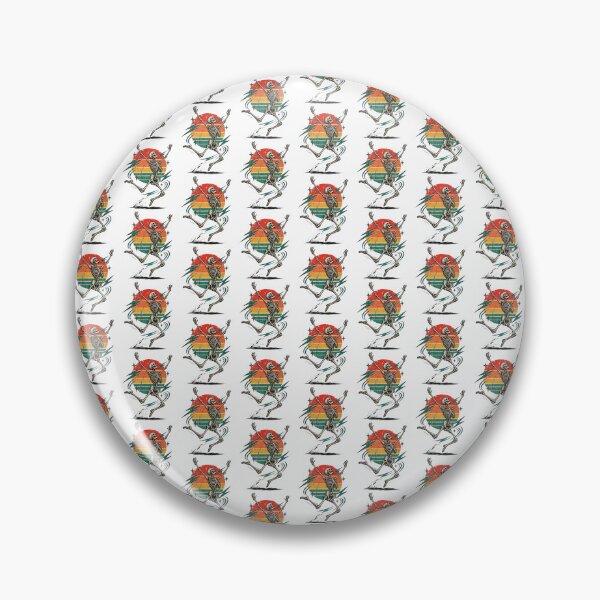 Item preview, Dancing Skeleton Retro Vintage Sunset Happy Vibes Design designed and sold by PaulaRyan1.