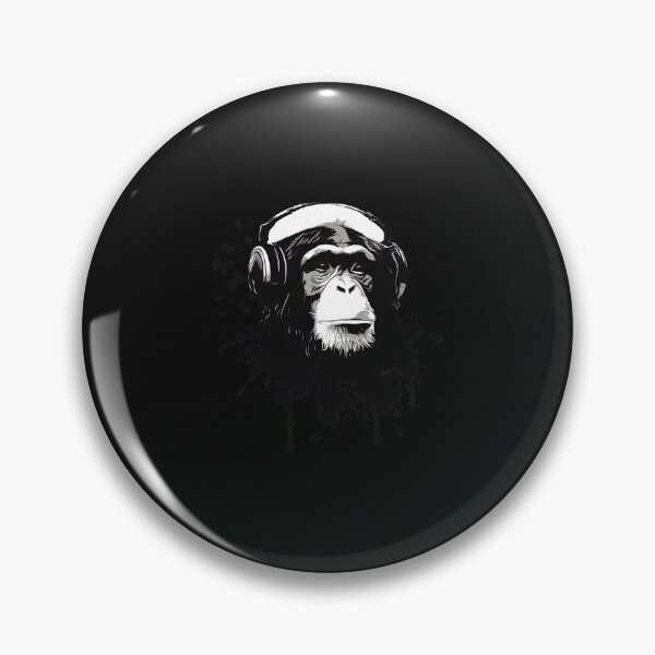 Item preview, Chimpanzee Headphones Graffiti  designed and sold by Duaneraker.