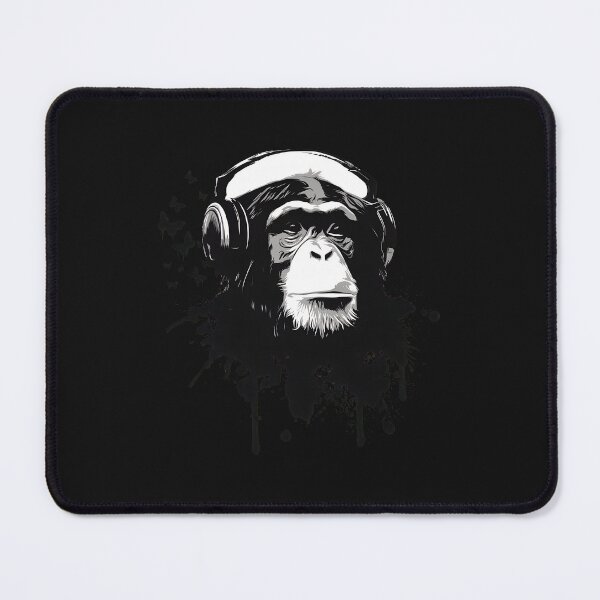 Item preview, Chimpanzee Headphones Graffiti  designed and sold by Duaneraker.