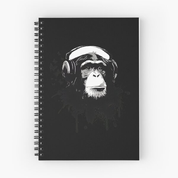 Item preview, Chimpanzee Headphones Graffiti  designed and sold by Duaneraker.