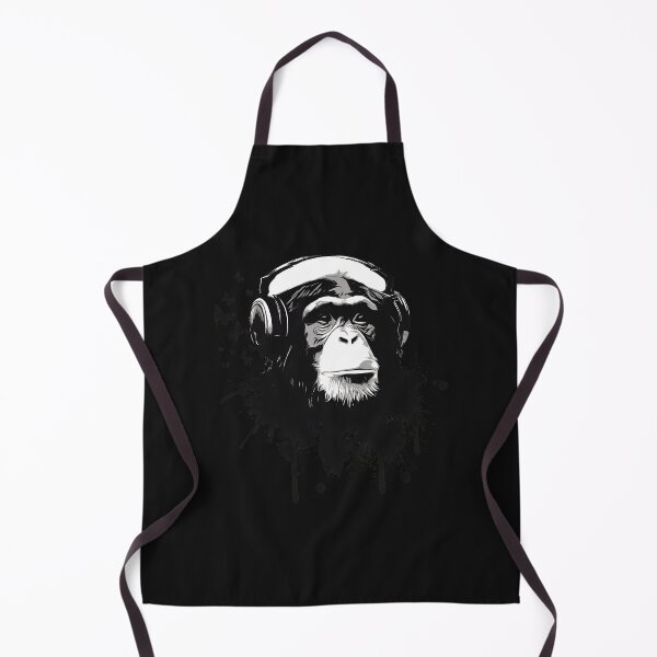 Item preview, Chimpanzee Headphones Graffiti  designed and sold by Duaneraker.