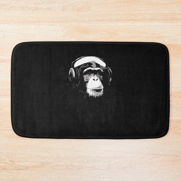 Item preview, Chimpanzee Headphones Graffiti  designed and sold by Duaneraker.