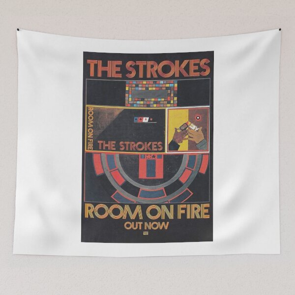 Item preview, Room On Fire Strokes Out Now Poster designed and sold by seLaleeeNamha.