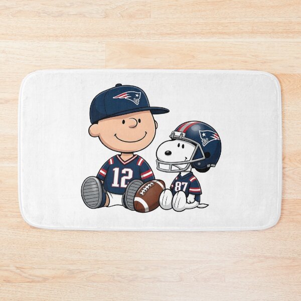 Item preview, Snoopy And Charlie Brown New England Patriots Football Fan designed and sold by DamianRoy88.