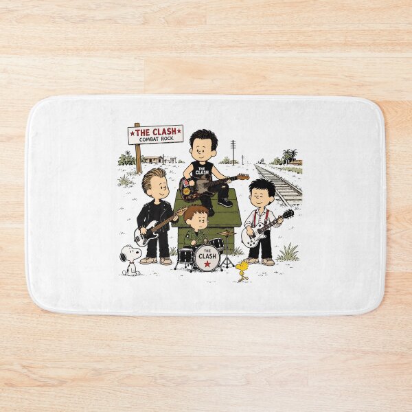Item preview, Cartoon Peanuts The Clash combat rock designed and sold by BoldHeartArt.