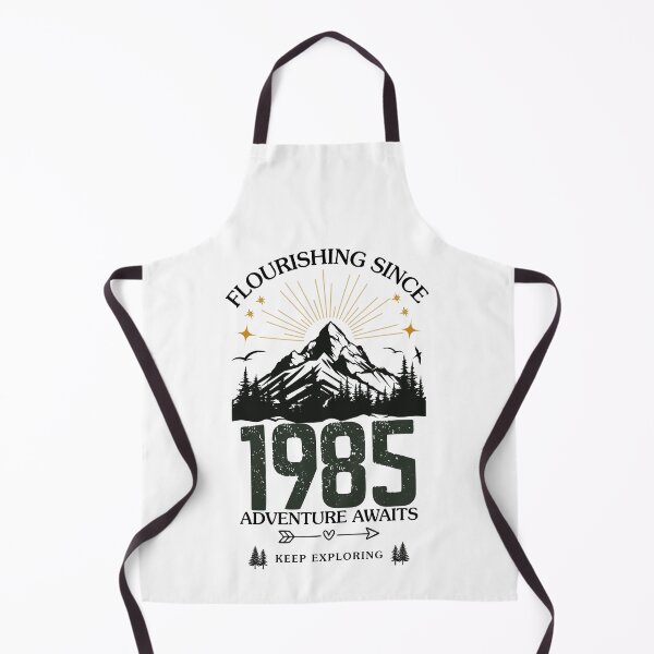 Item preview, 1985 Flourishing Since Mountain Adventure Birthday Design designed and sold by FlareCraftStudio.