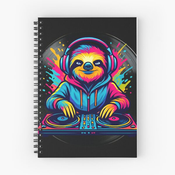 Item preview, DJ Sloth Music Lover Funny Animal Turntable designed and sold by Genius Geek.
