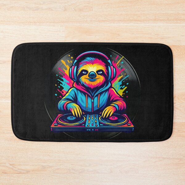 Item preview, DJ Sloth Music Lover Funny Animal Turntable designed and sold by Genius Geek.