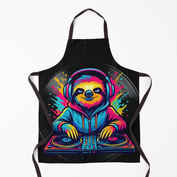 Item preview, DJ Sloth Music Lover Funny Animal Turntable designed and sold by Genius Geek.