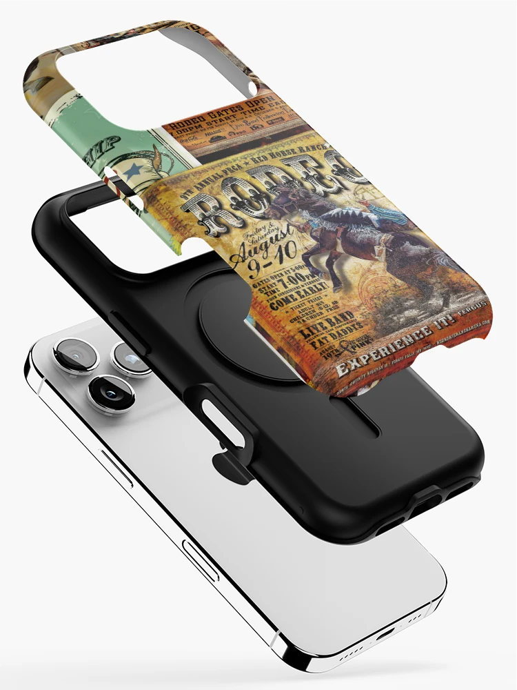 Thumbnail 2 of 4, iPhone Case, RODEO USA, RODEO, RODEO RIDERS, ROUGH STOCK RIDERS designed and sold by Barbara Jean Photo Art And Design.