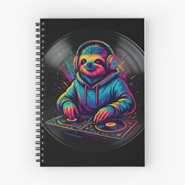 Item preview, DJ Sloth Music Lover Funny Animal Turntable designed and sold by Genius Geek.