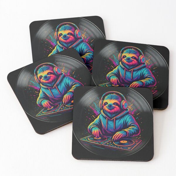 Item preview, DJ Sloth Music Lover Funny Animal Turntable designed and sold by Genius Geek.