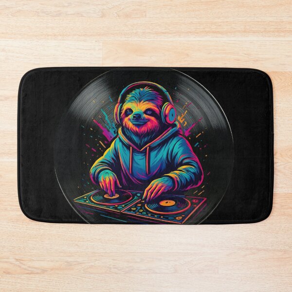 Item preview, DJ Sloth Music Lover Funny Animal Turntable designed and sold by Genius Geek.