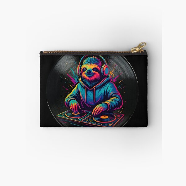 Item preview, DJ Sloth Music Lover Funny Animal Turntable designed and sold by Genius Geek.