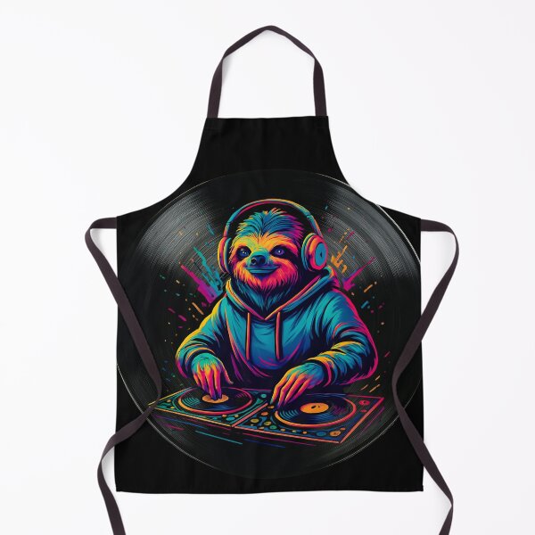 Item preview, DJ Sloth Music Lover Funny Animal Turntable designed and sold by Genius Geek.