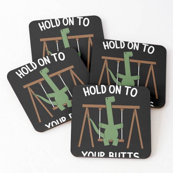 Item preview, Hold on to Your Butts Dinosaur Swing jurassic designed and sold by KatieThomShop.