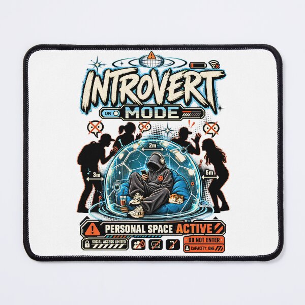 Item preview, Introvert Mode Personal Space designed and sold by EvergreenPark - Tee Studio.